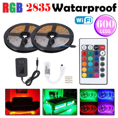 

Gobestart WIFI RGB LED Strip Light SMD 2835 DC12V Led Flexible TapeWIFI ControllerDriver