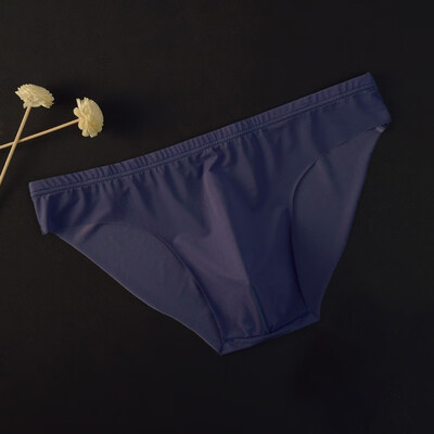 

Mens Seamless Briefs Low Rise Elastic Knickers Plus Size Bulge Pouch Underwear