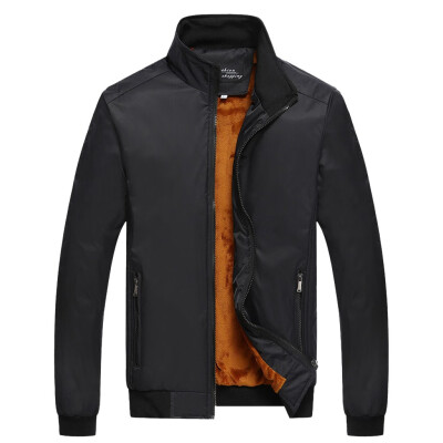 

Toponeto Mens Autumn Winter Casual Fashion Pure Color Jacket Zipper Outwear Coat Tops