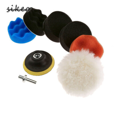 

Free Ship SIKEO 7pcs Polishing Buffing Pad Kit for Auto Car Polishing Wheel Kit Buffer With Drill Adapter Car Removes Scratches