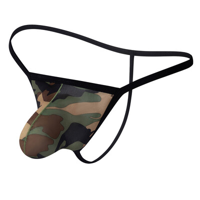 

Tailored Mens Sexy Underwear Transparent See Through Shorts Hot Lip Print Underpants