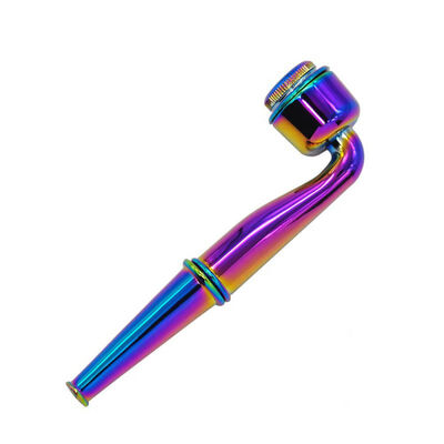 

Metal Zinc Alloy Smoking Herb Pipe 95MM Metal Bowl Pipe Detachable Tobacco Weed Pipe Smoking Hand Spoon Pipes Fit Dry Accessorie