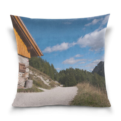 

ALAZA Throw Pillow Case Decorative Pillow Covers 16 X 16 inch Country Road Pattern Pillowcase