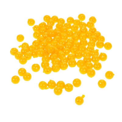 

100pcs Soft Fishing Lures Semi Floating Smell Ball Bead Feeder Corn Flavour Artificial Bait Fishing Accessories