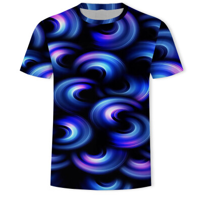 

Men Womens 3D Digital Print T-Shirt Summer Short Sleeve Casual Graphic Tee Tops