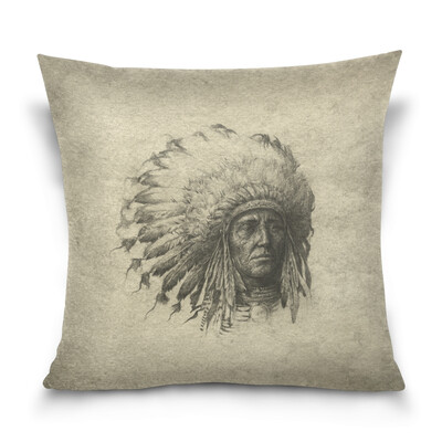

ALAZA Throw Pillow Cover 16 X 16 inch Christmas Gift Cushion Cover with Chief Printed Pillowcase