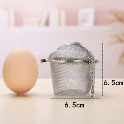 

Stainless Steel Mesh Tea Ball Strainer Filters Tea Interval Diffuser for Loose Leaf Tea Herbal Spices Seasonings