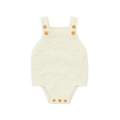 

Baby Boys Summer Romper Lovely Infant Girl Solid Rompers knitted New born Baby One-pieces Kids Girls Boy Suspender Romper