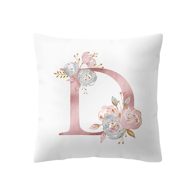 

Siaonvr 45x45 cm Kids Room Decoration Letter Pillow English Alphabet Pillowcases