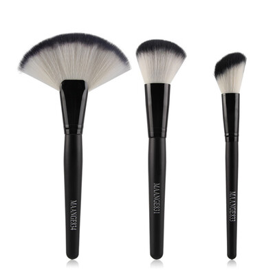 

3pcsset Makeup Brushes Beauty Cosmetics Foundation Blush Make up Brush Tool Knit Sets