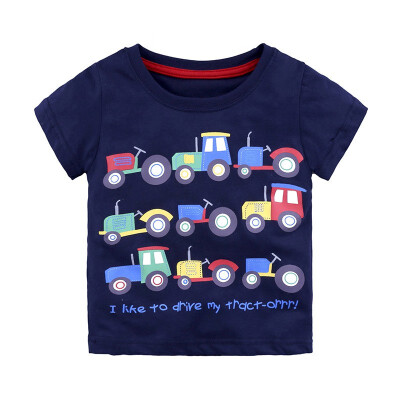 

WEIXINBUY Boys Tops Summer Children Tshirts Boys Clothes Kids Tee Shirt Fille 100 Cotton Character Print Baby Boy Clothing