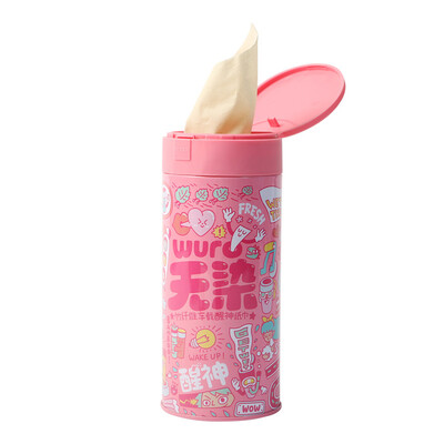 

Non-dyeing wuro color car paper bamboo pulp paper towel 3 layer 40 pumping single can refreshing paper pumping pink overtime fatigue driving essential mint flavor