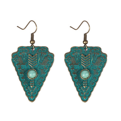 

Vintange Ethnic Triangle Style Earring Geometric Earrings For Women Jewelry