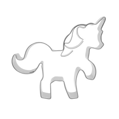 

Unicorn Horse Cookies Cutter Stainless Steel Foundant Cake Baking Mold Biscuit Cutter