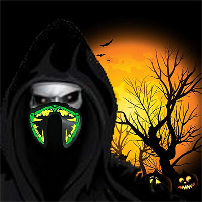 

Tailored LED Halloween Easter Rave Mask Luminous Costume Mask Easter Decor