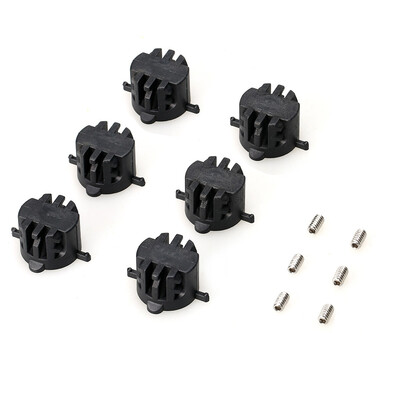 

6 PCS Surfboard Rail Plug FCS Fin Plugs with 9MM Fin Screws FCS Leash Plug