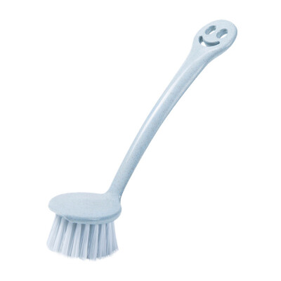 

Toponeto Creative Wheat Straw Plastic Cleaning Brush Long Handle Wash Sink Pot Brush