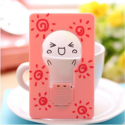 

Gobestart 2018 New Cute Cartoon Style Bedside Lamp Unplugged Night Light With Battery Card