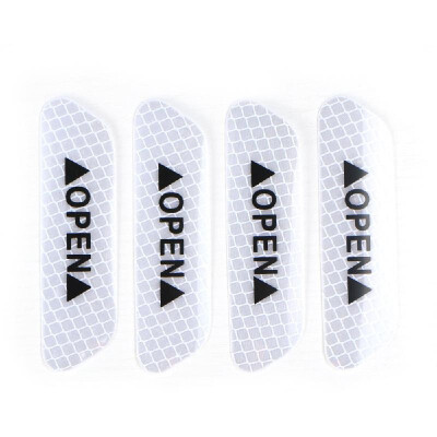 

door open safety anti-collision warning reflective stickers open long distance reflective stickers blue