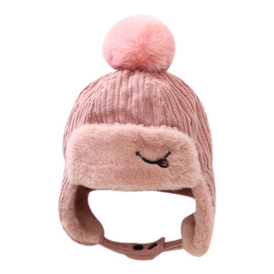 

New Newborn Baby Kids Girls Boys Winter Warm Knit Hat Fur Ball Warm Cute Lovely Beanie Cap Gifts