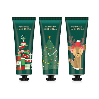 

3pcs Christmas Hand Cream Set Moisturizing Nourishing Skin Lighten Fine Lines Hand Care Cream