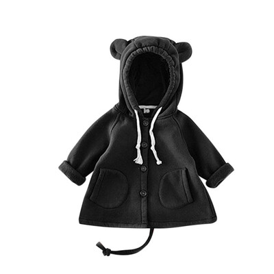 

Children Girls Outerwear Jackets Winter Thick Coat Hooded Fashion Clothing Girls