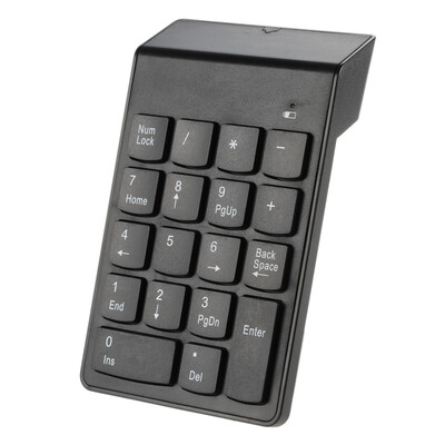 

BT 40 Numeric Keypad Wireless Number Pad 18 Keys Mini Digital Keyboard for iMacMacBookMacBook AirProiPad Laptop Tablet Smartp