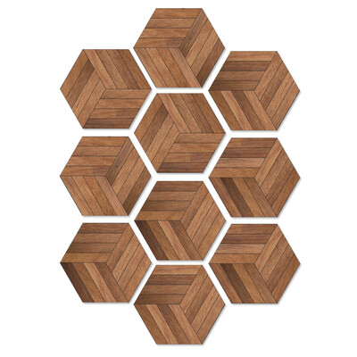 

10 PcsSet Self-adhesive Floor Sticker for Bathroom Kitchen Backsplash Tiles Wall DIY Home Decal Removable Decor
