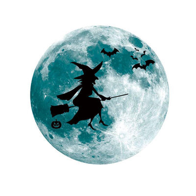 

18 pcs Halloween theme Luminous sticker easy to operate Voyeur eyes modeling Personality creative removable wall stickers