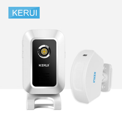 

KERUI M7 433MHz Smart Doorbell Wireless Shop Store Welcome Door Entry Chime Night-Light with 1pcs Wireless Infrared Motion Sensor