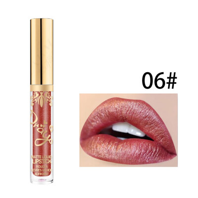 

Frosted Matte Shimmer Lip Gloss Non-Stick Cup Waterproof Long-Lasting Velvet Glitter Liquid Lipstick