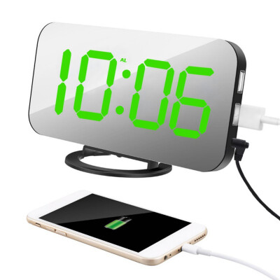 

New Creative Mobile Phone Charging Image Electronic Snooze Alarm Clock LED Display Hotel Clock Wholesale