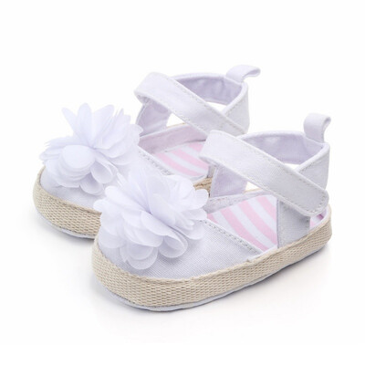 

Flowers Baby Girls Sandals Breathable Anti-Slip Baby Shoes Floral Print Sandals Toddler Soft Soled Princess Sandals