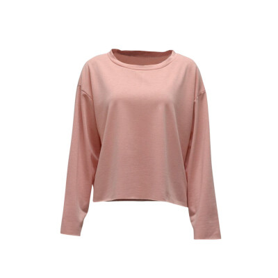 

Autumn Fashion Female Casual O-Neck Hoody Autumn Winter Pure Colors Long Sleeve Women Hoodie