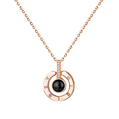 

Sterling Silver Necklace Round Jewelry Accessories Fashion Jewelry Pendants Valentines Day Anniversary Gift