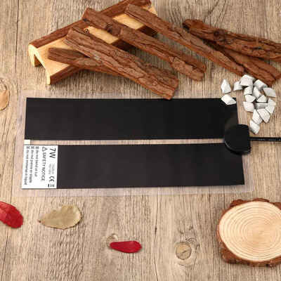 

110V 7W Pets Rapid Heating Sheet Pads PVC Reptile Crawler Heating Pad Warmer Mat Black