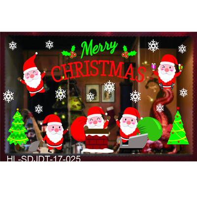 

Toponeto Merry Christmas Household Room Wall Sticker Mural Decor Decal Removable