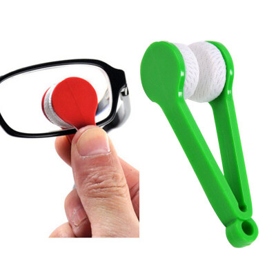 

1 pcs Mini Sun Glasses Eyeglass Microfiber Spectacles Cleaner Brush Cleaning Tool Color Random Send