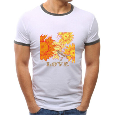 

Toponeto Men Fashion Solid Printing Style Cotton Design T-shirt Casual Shirts Tops Blouse