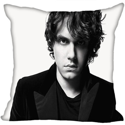 

John Mayer Pillow Cover Bedroom Home Office Decorative Pillowcase Square Zipper Pillow Cases Satin Fabric No Fade