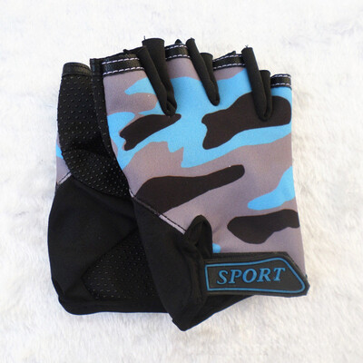 

Kids Half Finger Fingerless Gloves Bike Bicycle Cycling Climbing Skating Cloth