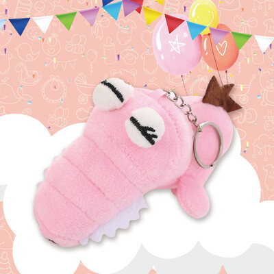 

Siaonvr Backpack Accessories Cute Plush Toys Scrocodile Soft Stuffed Animals Dolls Gift