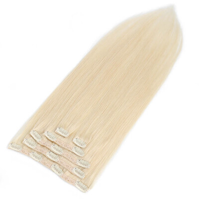 

BHF Hair Remy Clip in Full Head Straight 100 Human Hair Extensions