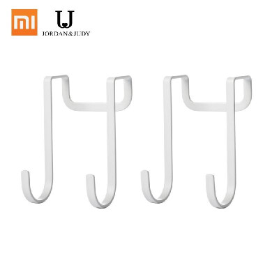 

Xiaomi Youpin Jordan Judy Hanger Dual Hook Metal Steel Kitchen House Pot Pan Hook Clasp Hanging Clothes Coat Handbag Cabinet Towel