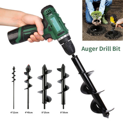 

1PC Auger Drill Bit Drill Head for Digging Hole for Garden Yard Planting Farm Agricultural Not Include Drill Machine