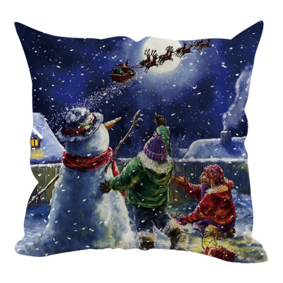 

〖Follure〗Christmas Pillow Cover Pillowcases Decorative Sofa Cushion Cover Home Decoration