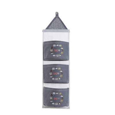 

Toponeto Storage Hanging Bag Holder Wall Mounted Door Pouch Bathroom Organizer New