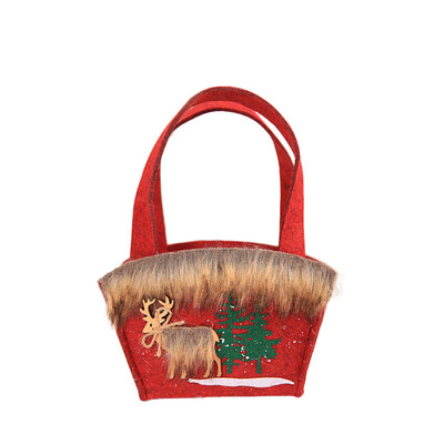 

Tailored Christmas Snowflake Non-woven Candy Tote