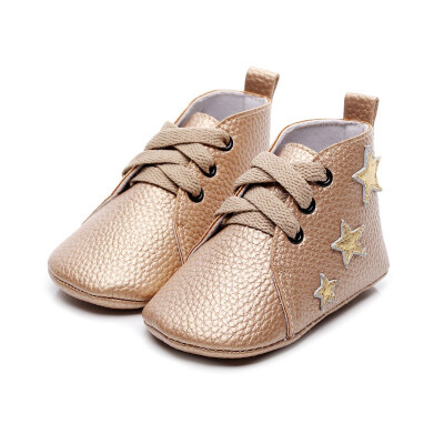 

Baby Boys Girls Shoes Breathable Anti-Slip Casual Star Pattern Sneakers Toddler Soft Soled Shoes 0-24M