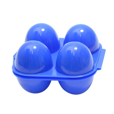 

4 Eggs Plastic Egg Tray ABS Portable Outdoor Camping Picnic BBQ ShockProof Egg Holder Container Storage Box